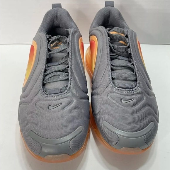 Nike Air Max 720 Gunsmoke Fuel Orange (GS) AQ3196-004 Size 6Y M/ Women’s 7.5 NIB - Picture 3 of 16